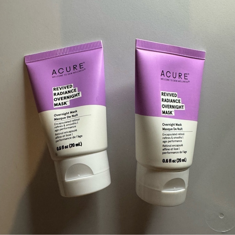 Acure Revived Radiance Overnight Masks